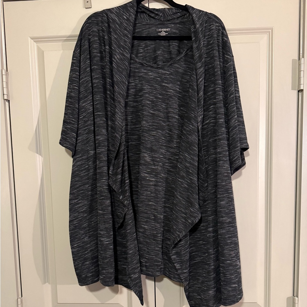 Catherines Women's Black Combo Shirt